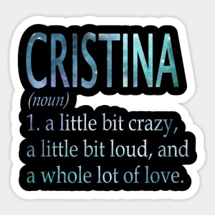 Cristina Sticker
